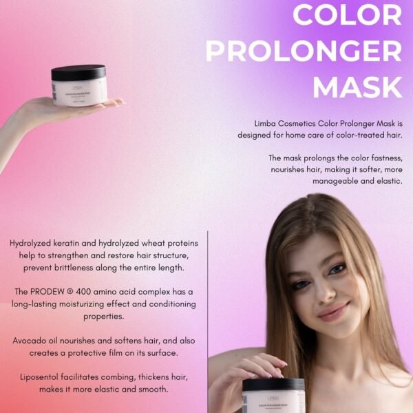 Limba Cosmetics Color Prolonger Mask, 245 g - Afbeelding 4