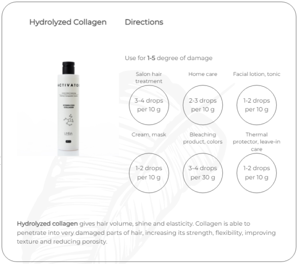 Limba Cosmetics Activator Hydrolyzed Collagen, 250 ml - Afbeelding 3
