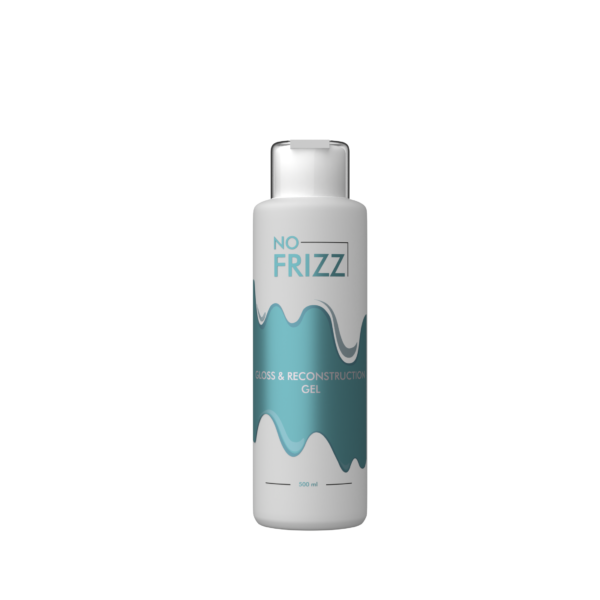 NO FRIZZ GLOSS & RECONSTRUCTION GEL hair straightening treatment, 500 ml