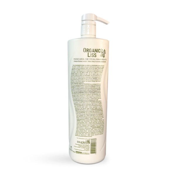 ORGANIC LISS hair straightening MASK (NANOPLASTY), formaldehyde free, Soupleliss, 1000 ml - Afbeelding 2