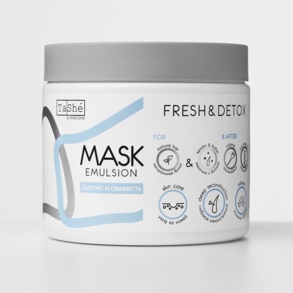 TaShe Professional HAIR DETOX MASK "FRESH & DETOX", 500 ml