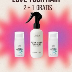 ACTIE: SET Protein Thermal Protection Spray & Instant Transformation Peptide Hair Mask + Peptide Hair Mask (t.w.v. € 25)